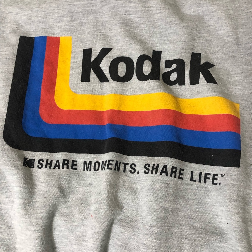 Kodak Gray Short Sleeve Tee for Everyday Comfort